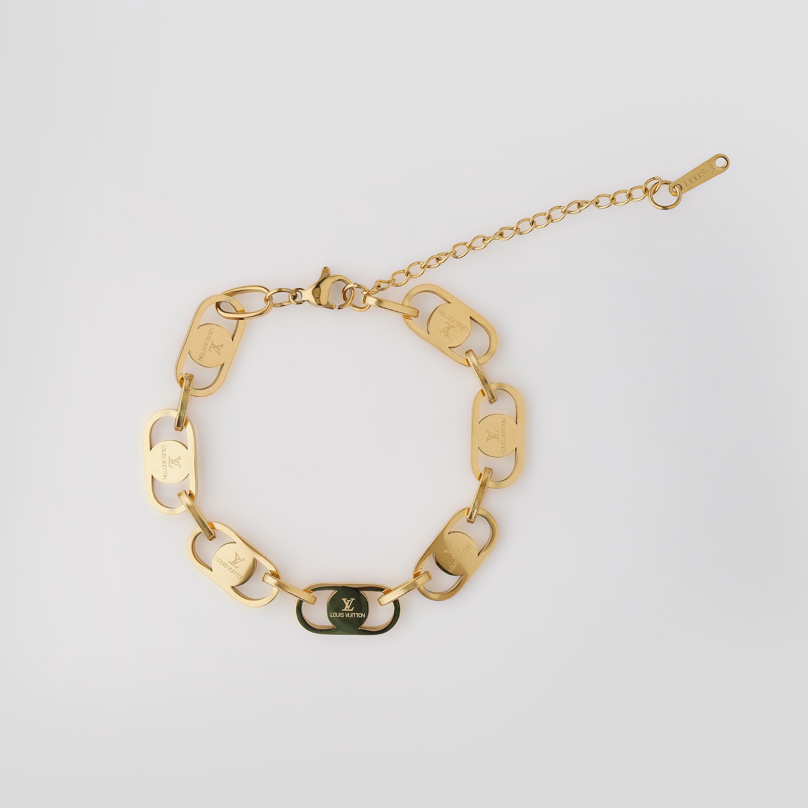 Gold Padlock Bracelet