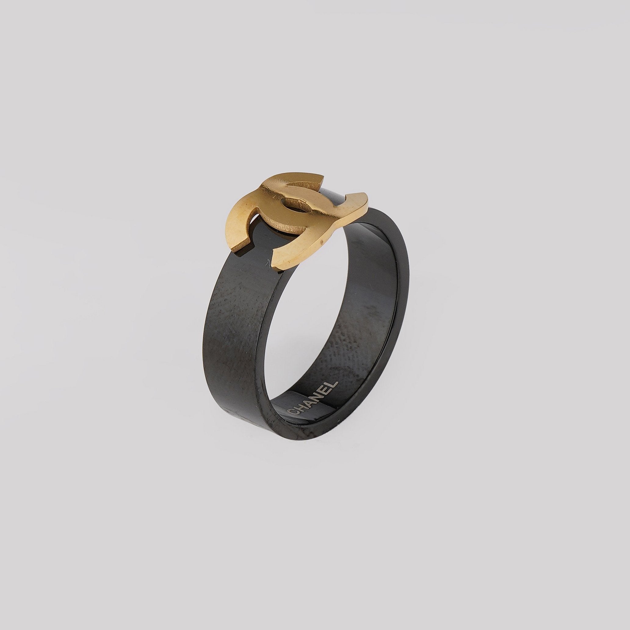 Black And Gold Ring