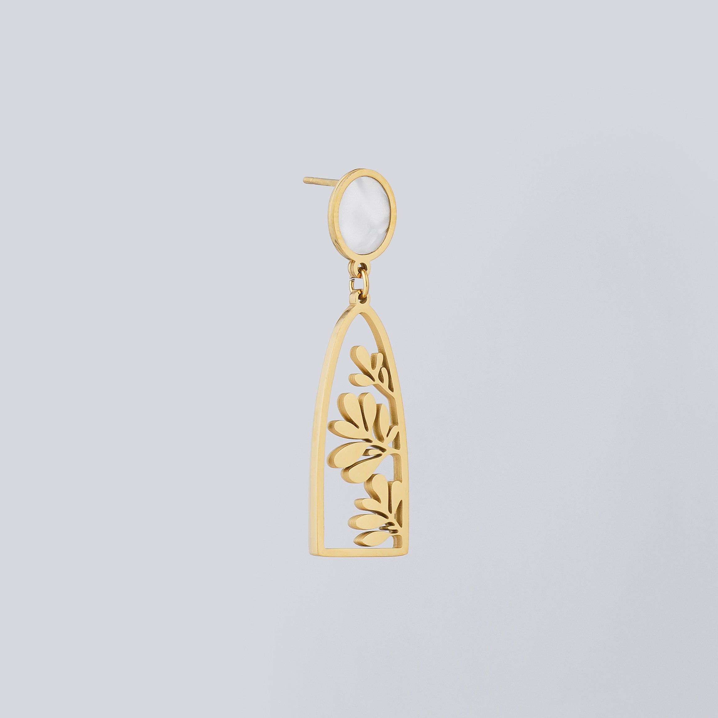 Leaf Drop Earrings